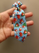 Nowy krawat dla psa lub kota świąteczny błękitny 