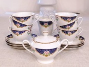 Serwis kawowy,  do kawy herbaty filiżanki Ćmielów retro PRL Vintage 