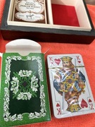 karty do gry Piatnik + drewniane etui