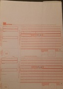 Dwuodcinkowy druk A4 polecenie przelewu