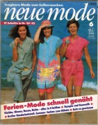 NEUE MODE 6 / 1981 ( jak burda,neuer ) + wykroje