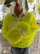 Sweter cytryna neon UV  oversize 