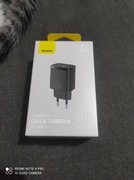 SZYBKA ŁADOWARKA SIECIOWA USB / USB-C 20W 3A PD QC 3.0 Baseus Compact