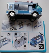 Klocki BLOCKI samochód z anteną 