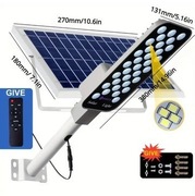 lampa uliczna solarna LED , automatycznie włączająca się po zmroku
