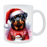 KUBEK ROTTWEILER , PIES, ŚWIĘTA, WYSYŁKA 24H