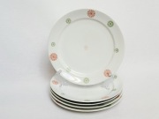 Zestaw 5 talerzy Kaestner Saxonia, Niemcy, vintage