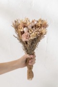 Bukiet Suszonych Ozdoba Prezent Kwiatów Samuel Sklum Pastelowy Różowy