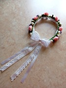 Wianek komunia, wesele, wianuszek  rustykalny 