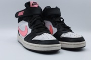 Nike Court Borough Mid 2 GS | Czarno-Różowe | 33,5