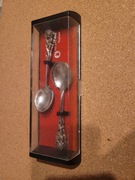 Komplet łyżeczek że srebra firmy POLSREBRO. 