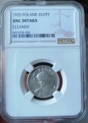 1 złoty 1925 Żniwiarka NGC UNC Details