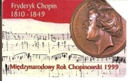 nr 672 lub 672a - Międzynarodo Rok Chopinowski (czerwony lub zielony awers)