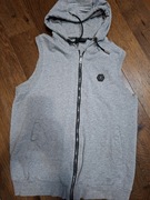 Bluza bezrękawnik młodzieżowy, szary, rozm.L