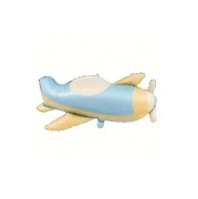 Balon foliowy Samolot Pastelowy urodziny dekoracja 42x78cm