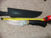 Nóż rosyjski z damastu pracownia braci Maruszynych 