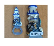 otwieracz do butelek magnes na lodówkę Rowy pamiątka latarnia morska