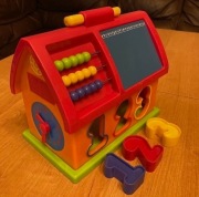 Sorter domek + gratis: książka Wanda Chotomska - Wiersze dla dzieci 