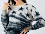 Sweter Zebra w gwiazdki 