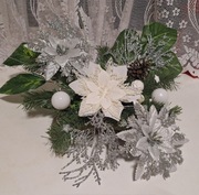 Stroik/ wiązanka bożonarodzeniowa na cmentarz,  płyta obciążona 