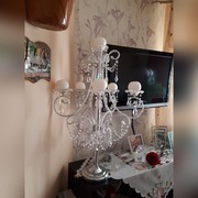 Świecznik kryształowy