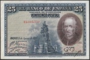 Hiszpania 25 peset 1928 - Calderon de la Barca - E 2,
