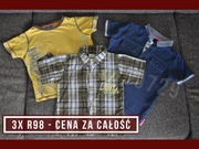 3x koszulka - Koszulki krótki rękaw - Rozmiar 98
