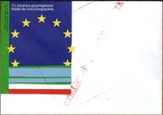 Koperta do Fdc Fi 4961 15. rocznica przystąpienia Polski do UE