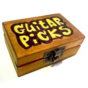 Pudełko na kostki gitarowe Handmade