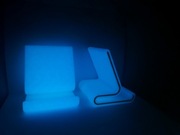 Świecąca podstawka na telefon | stojak fluorescencyjny | nocny uchwyt 3D