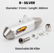 Uniwersalny Wydech Tłumik FMF 460 mm dBkiller KTM Yamaha Honda Beta