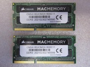 16 GB 2x8 GB CORSAIR Mac Memory DDR3 pamięć ram laptop CMSA8GX3M1A1600C11