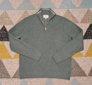 Sweter Reserved L khaki z bawełną