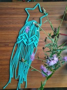 Łapacz snów ozdoba na ścianę gwiazda