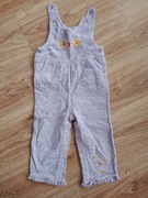 Spodenki dziecięce sztruksowe ogrodniczki rozm.92