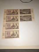 Sprzedam banknoty kolekcjonerskie korona czechoslowacka z 60 roku