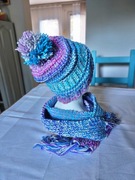 Czapka i szalik | Miękki komplet damski | handmade nowy
