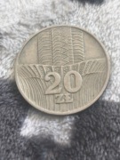 20 zł Wieżowiec i Kłosy 1973 bez znaku mennicy obiegowa  