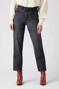 Jeansy WRANGLER MOM STRAIGHT GRANITE 