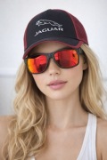 Nowa czapka + okulary Jaguar Okulary przeciwsłoneczne lustrzanki