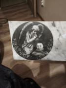 Portrety pamiątki na grob grawerowane personalizowane na kamieniu 