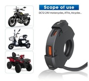 Ladowarka quada Yamaha Honda Suzuki Cf moto USB, USB-C 3.0 48W
