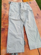 Beżowe jasne bojówki męskie z prostą nogawką Marks Spencer 34 31 XL