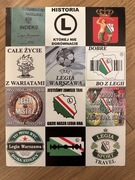 Stare vlepki / naklejki Legia Warszawa CWKS - unikat - lata 2000