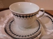 KESI nowy zestaw 6x filiżanka+talerzyk porcelana