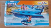 Playmobil 70630 Family Fun – Łódź + skuter wodny – zestaw niekompletny