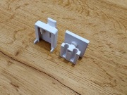 Suwak dolny oraz uchwyt do kabiny prysznicowej OMNIRES Health