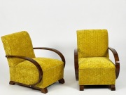 ART DECO, BUJANE FOTELE PO RENOWACJI