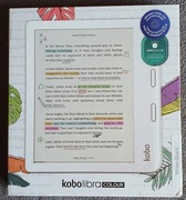 Kobo Libra Colour Biały z oryginalnym etui.