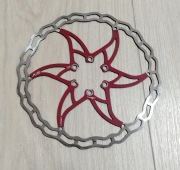 Tarcza hamulcowa Ashima Ai2 180mm IS 6 śrub czerwona 93 g